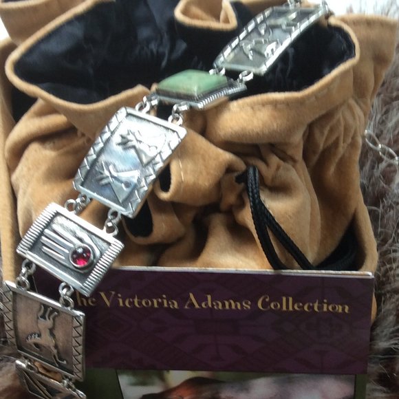 Retired Victoria Adams Carolyn Pollock Relios Navajo Storyteller Bracelet - Picture 5 of 6